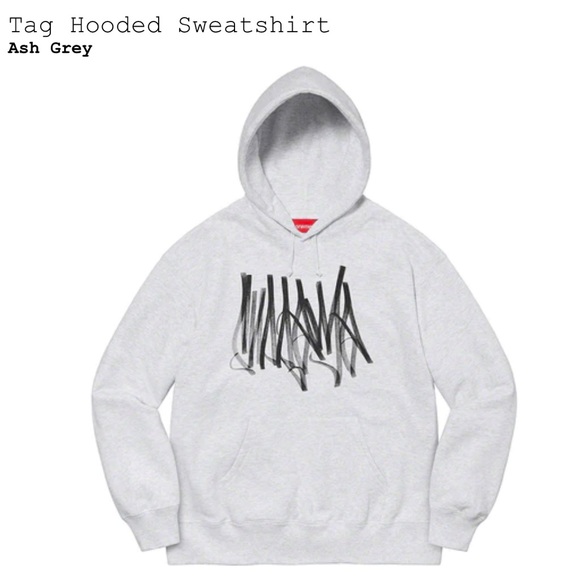 Supreme Tag Hooded Sweatshirt